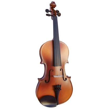 Vivo Neo 1/8 Student Violin Outfit with Solid Spruce Top, Solid Maple Back, Ebony Fingerboard, Lightweight Case and Bow