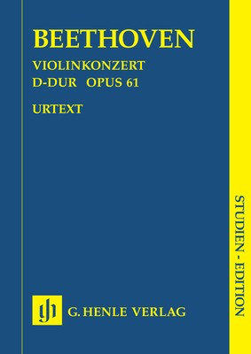 Violin Concerto in D Major Op 61 Study Score - Revised Edition
