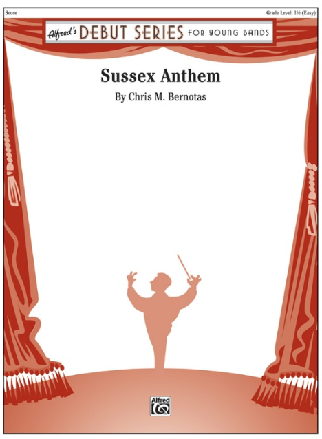Sussex Anthem Concert Band Sheet Music Grade 1.5