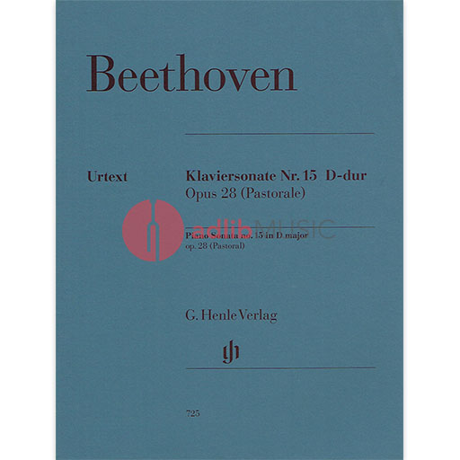 Beethoven - Piano Sonata No. 15 in D Major Op. 28 (Pastoral) - Piano Solo Sheet Music Henle HN725