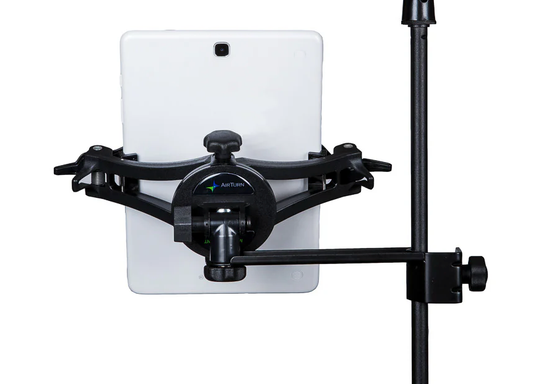 AirTurn Manos Universal Tablet Holder with Side Mount Clamp for Smartphones and Tablets