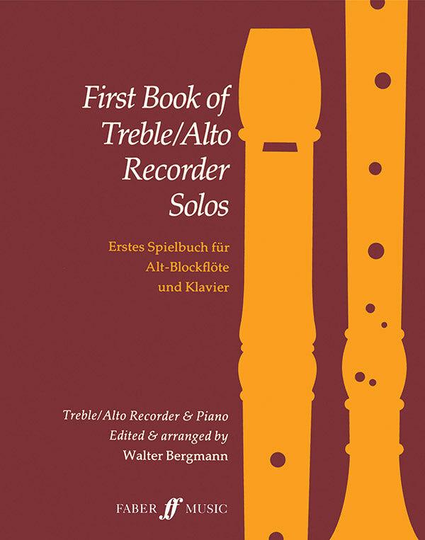 First Book of Treble/Alto Recorder Solos - Recorder/Piano - Bergmann Walter Faber 0571505465