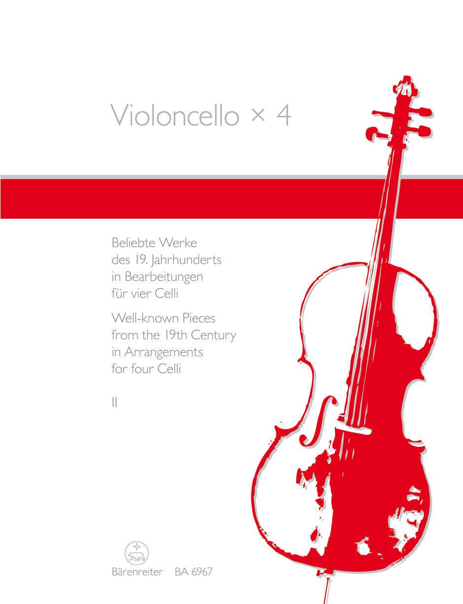 Violoncellos 4 BK 2 for 4 VC Cello Sheet Music