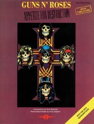 Guns N Roses Appetite for Destruction Guitar Tab Songbook