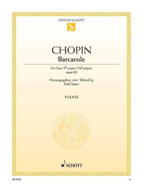 Barcarolle in F# Minor Op. 60 Piano Solo