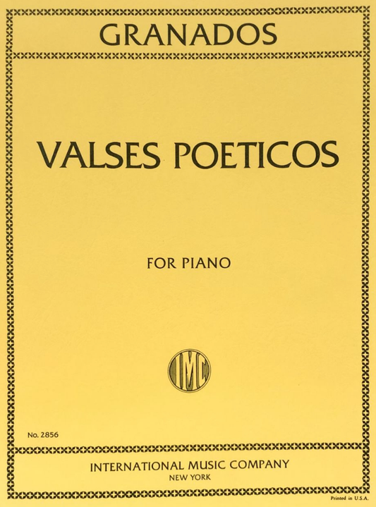 Valses Poeticos for Piano Solo - IMC2856
