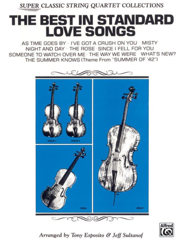 Standard Love Songs for String Quartet Sheet Music