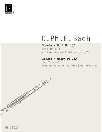 Sonate Wq 132 for Flute by Carl Philipp E. Bach - Sheet Music Edition