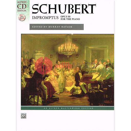 Schubert Impromptus Op. 90 Book/CD