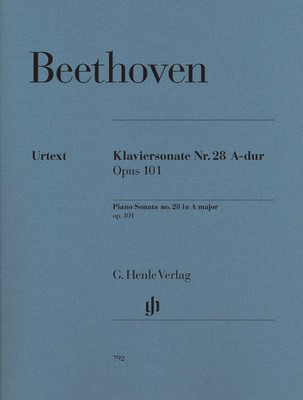 Sonata No 28 in A Op 101 Piano Solo Sheet Music