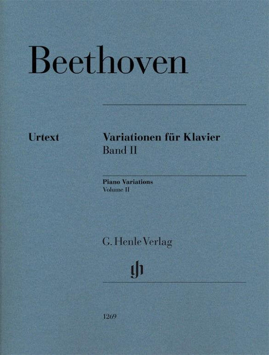 Beethoven Variations for Piano Volume II Revised Edition - Henle HN1269