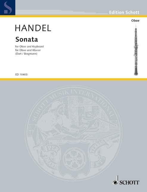 Sonata in Bb Major HWV 357 for Oboe/Piano - Schott ED10403
