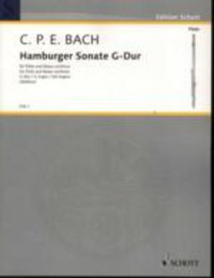 Bach - Hamburg Sonata Gmaj Wq133 for Flute/Basso Continuo/Cello (Viola da Gamba) ad lib - Schott Music FTR1