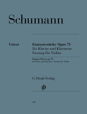 Fantasy Pieces for Clarinet Op 73 - Violin Version Sheet Music
