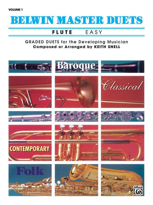Belwin Master Duets Easy BK 1 Flute Sheet Music