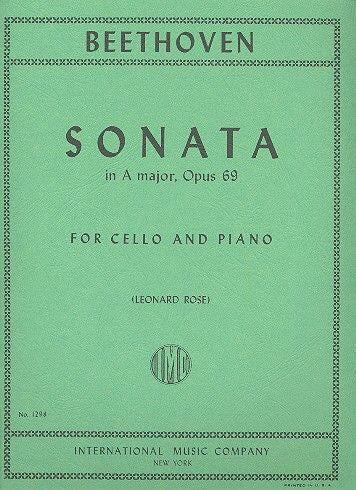 Beethoven Cello Sonata No 3 Op 69 for Cello and Piano