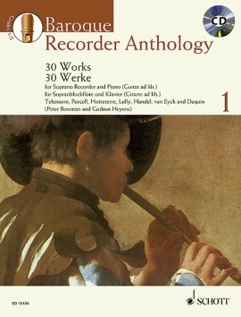 Baroque Recorder Anthology Vol 1 Book & CD