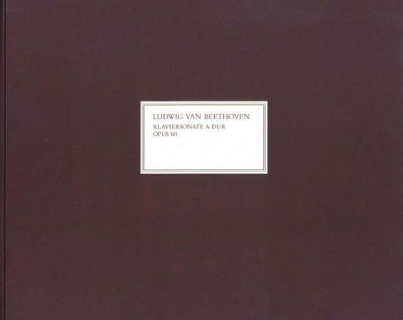 Piano Sonata No 28 in A Major Facsimile Bound Edition - Beethoven - Henle