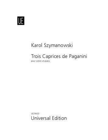 Three Paganini Caprices Op 40 for Violin and Piano