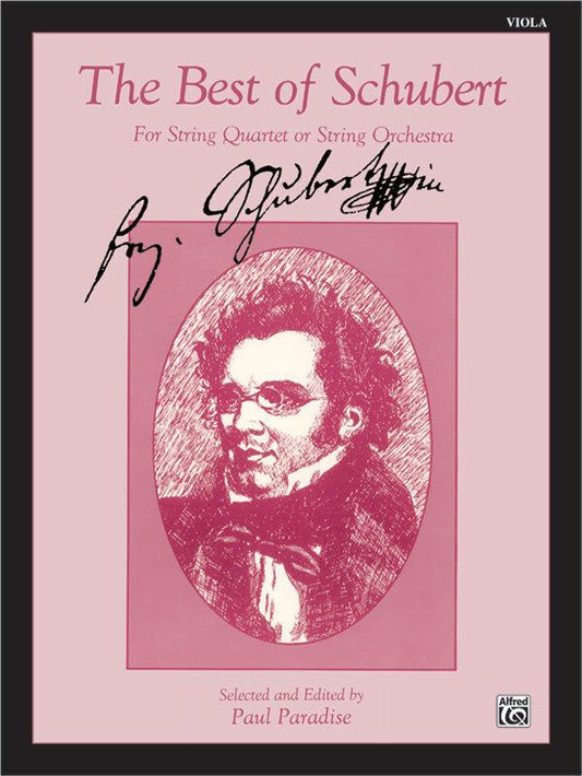 Best of Schubert for Viola - Sheet Music Collection