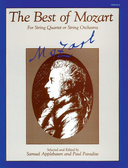 Best of Mozart Violin Sheet Music for String Orchestra, Edited by Applebaum/Parad
