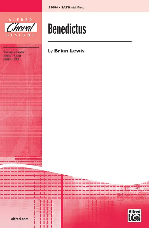 Benedictus SATB/Piano Level 4 Choral Sheet Music