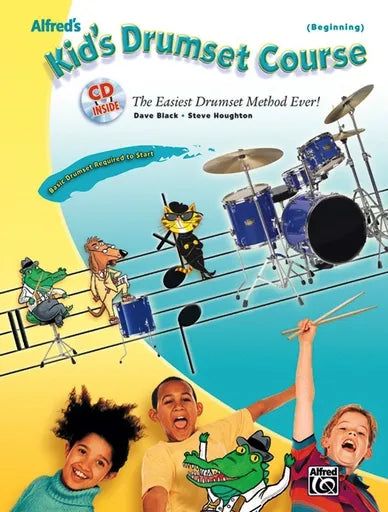 Alfred's Kids Drumset Course Book with CD