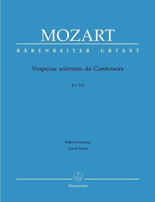 Vesperae Solennes Con K 339 Vocal Sheet Music