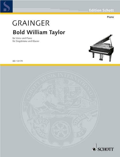 Bold William Taylor Vocal Sheet Music for Voice and Piano