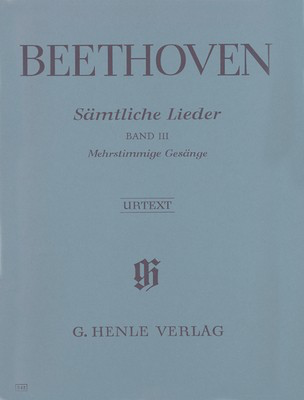 Complete Songs for Voice and Piano Volume 3 by Beethoven