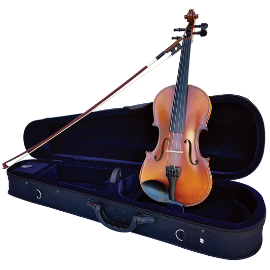 Vivo Encore 12" Viola Outfit with Solid Spruce Top, Maple Back, Ebony Fingerboard, and Shockproof Case