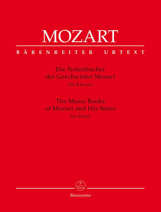 The Music Books of Mozart and His Sister for Piano - Barenreiter BA9177