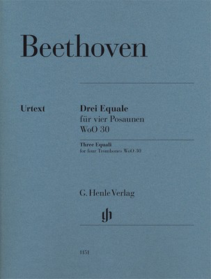 Three Equali for Four Trombones - Urtext Edition Sheet Music