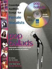 Audition Songs Pop Ballads PVG Book/CD Female