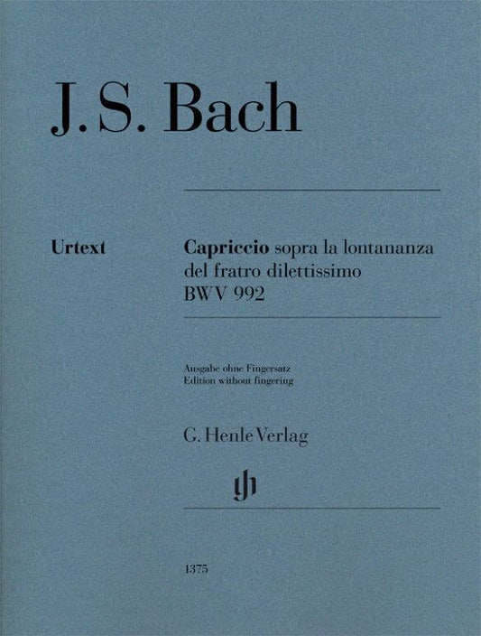 Capriccio Sopra la Lontananza BWV 992 Piano Sheet Music by Johann Sebastian Bach