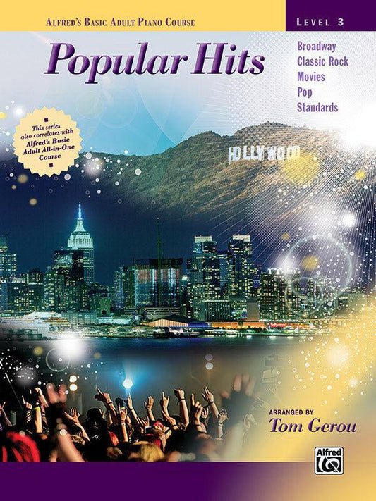Alfred's Basic Adult Piano Course: Popular Hits Level 3 - Gerou Tom Alfred 46837