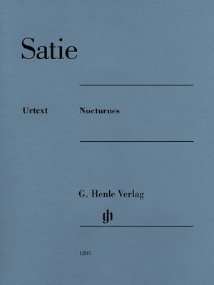 Satie Nocturnes for Piano - Urtext Edition, Paperbound, Piano Sheet Music