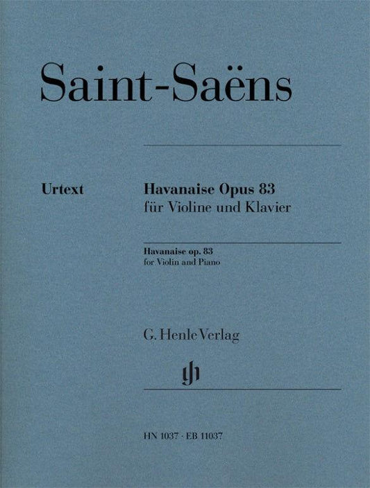 Havanaise Op. 83 for Violin and Piano - Saint-Saens, Henle HN1037