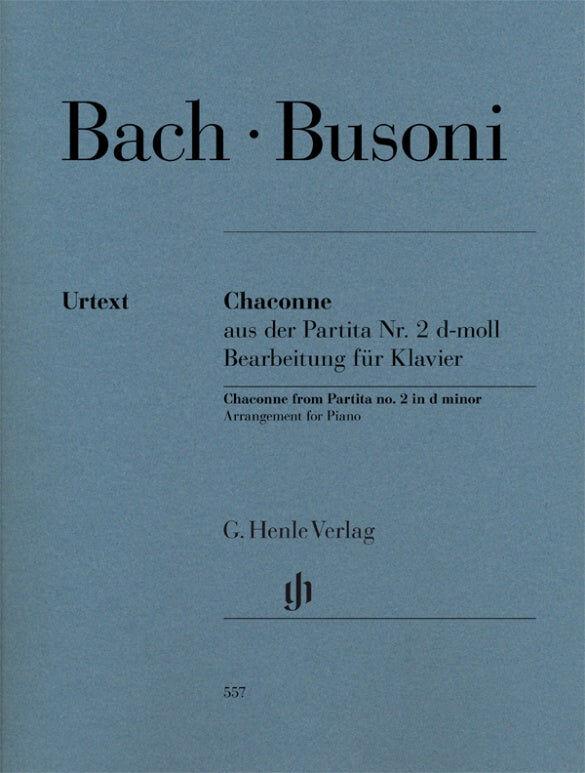 Chaconne from Partita No 2 Piano Solo by Busoni/Bach - Henle HN557