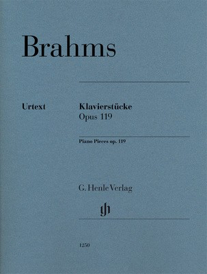 Brahms Piano Pieces Op. 119 - Piano Solo Sheet Music - G Henle Verlag