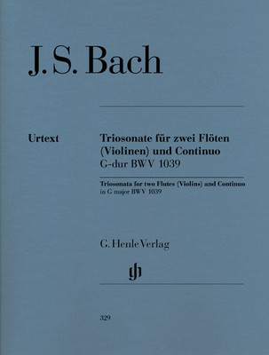Trio Sonata BWV 1039 for Two Violins and Continuo - Chamber Sheet Music