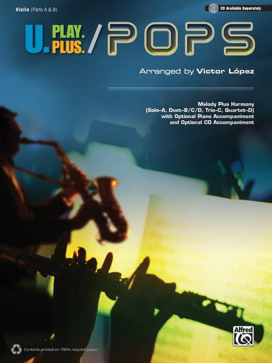 U.Play.Plus Violin Sheet Music A&B by Victor López