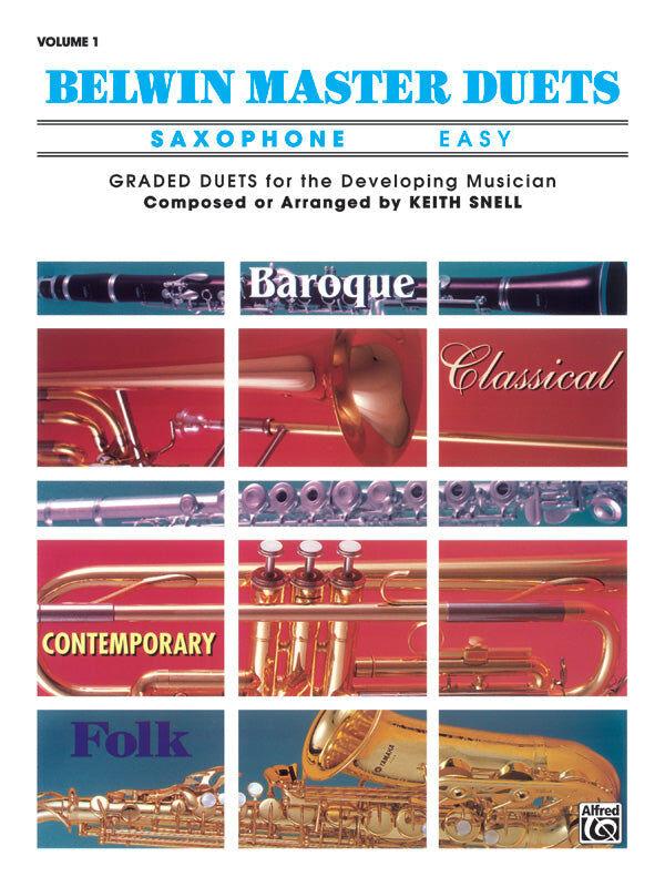 Belwin Master Duets Easy Book 1 for Alto Saxophone