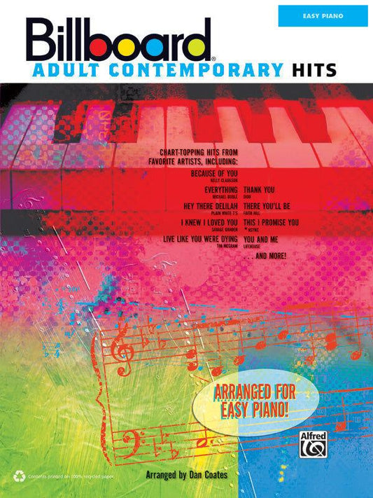 Billboard Adult Contemporary Hits Piano Sheet Music Collection