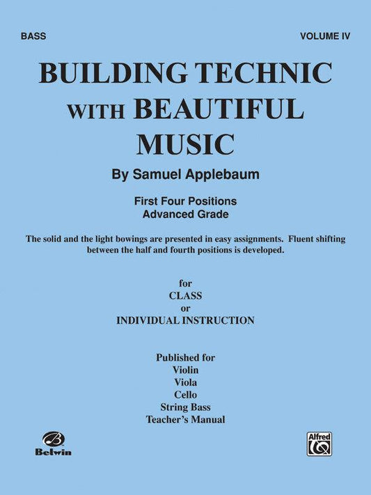Building Technic for Double Bass with Supplementary Sheet Music