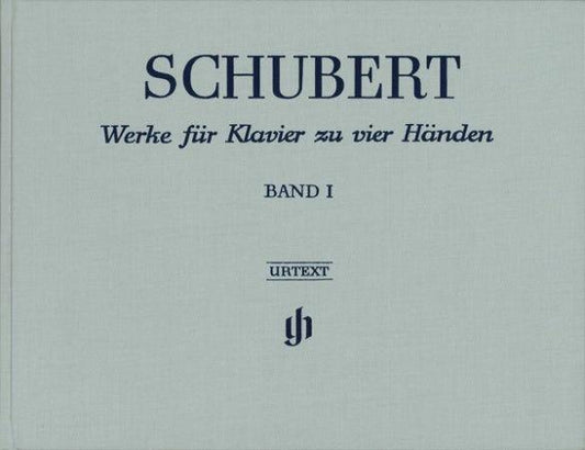Schubert Works for Piano Four Hands Volume 1 Bound Edition Henle HN095