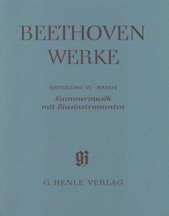 Chamber Music with Winds Volume 1 Full Score - Beethoven Ludwig van - Henle