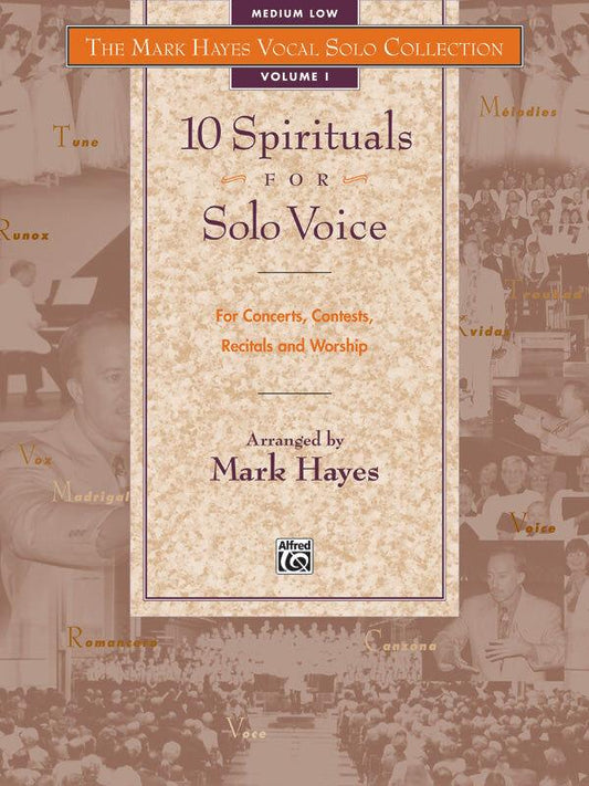 Spirituals for Solo Voice Book 1 Med/Low Vocal Sheet Music by Mark Hayes
