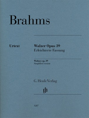 Brahms Waltzes Op 39 Simplified Piano Sheet Music