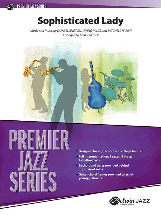 Sophisticated Lady Jazz Ensemble Sheet Music for Alto and Piano